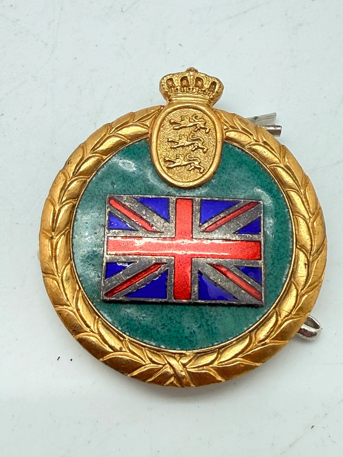 Badge for at få over 9 i Engelsk på politiskolen