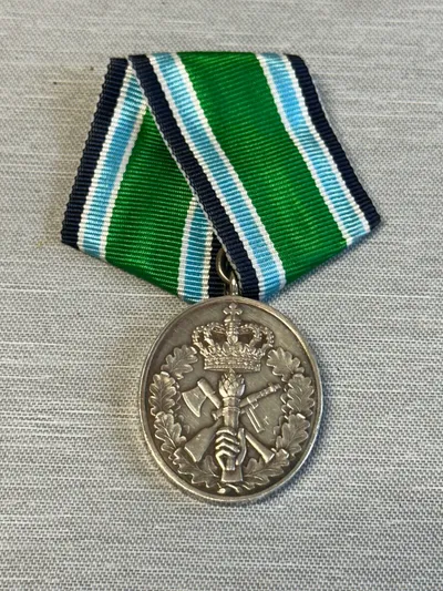 Original 25 år i hjemmeværnet af sølv