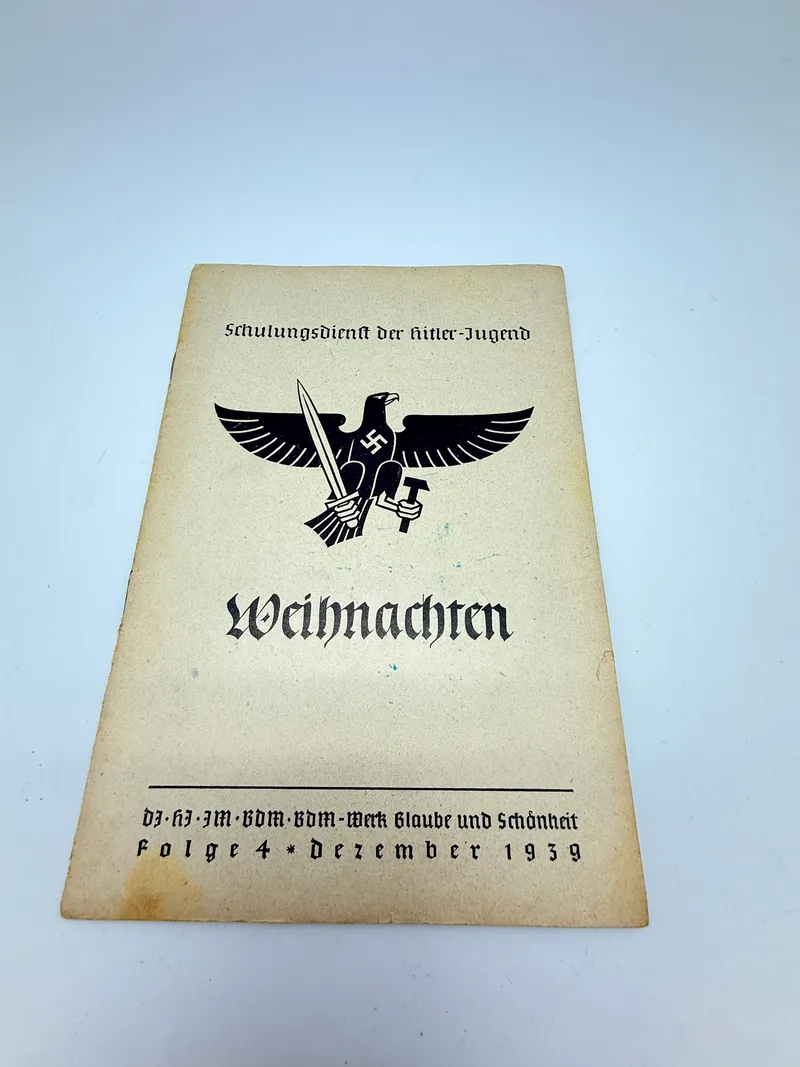Tysk Wiehnachten hæfte, original