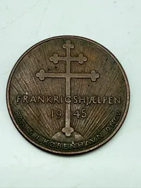 Frankrigshjælpen 1945 medalje