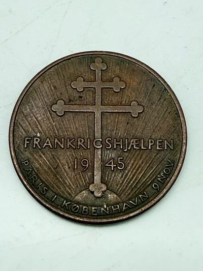 Frankrigshjælpen 1945 medalje