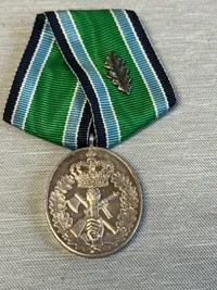 Original 40 år i hjemmeværnet af sølv