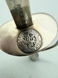 Papirkniv af Sterling sølv, vægt 69,6 gram