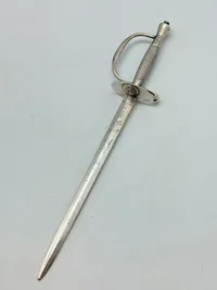 Papirkniv af Sterling sølv, vægt 69,6 gram