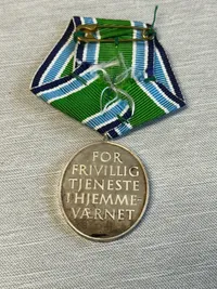 Original frivillig tjeneste i hjemmeværnet af sølv