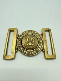 Engelsk bæltespænde WW2, originalt