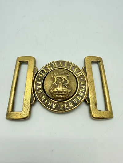 Engelsk bæltespænde WW2, originalt