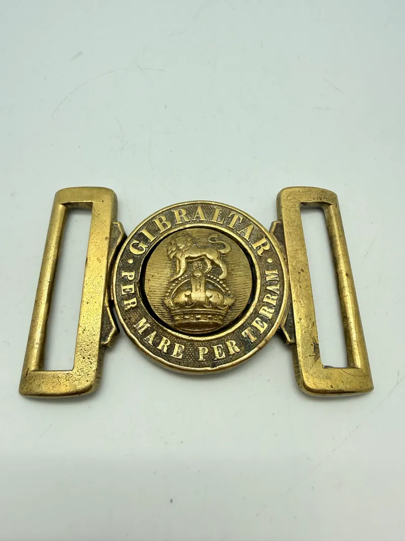 Engelsk bæltespænde WW2, originalt