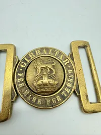 Engelsk bæltespænde WW2, originalt