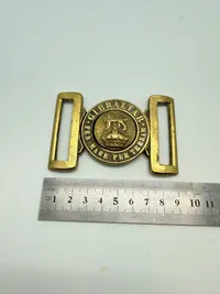 Engelsk bæltespænde WW2, originalt