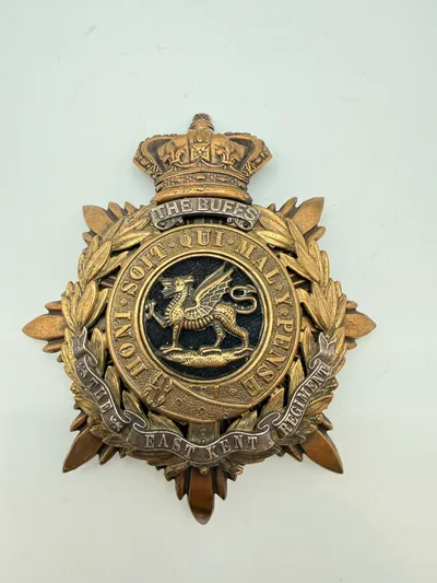 Stort Victoriansk mærke for Tropehjelm, originalt