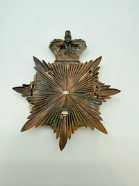 Stort Victoriansk mærke for Tropehjelm, originalt