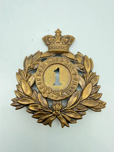 Stort Victoriansk mærke for Tropehjelm, originalt