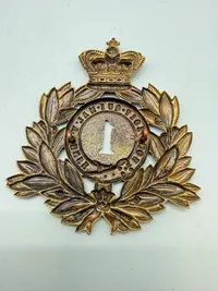 Stort Victoriansk mærke for Tropehjelm, originalt