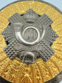 Stort Skotsk kiltholder badge WW1