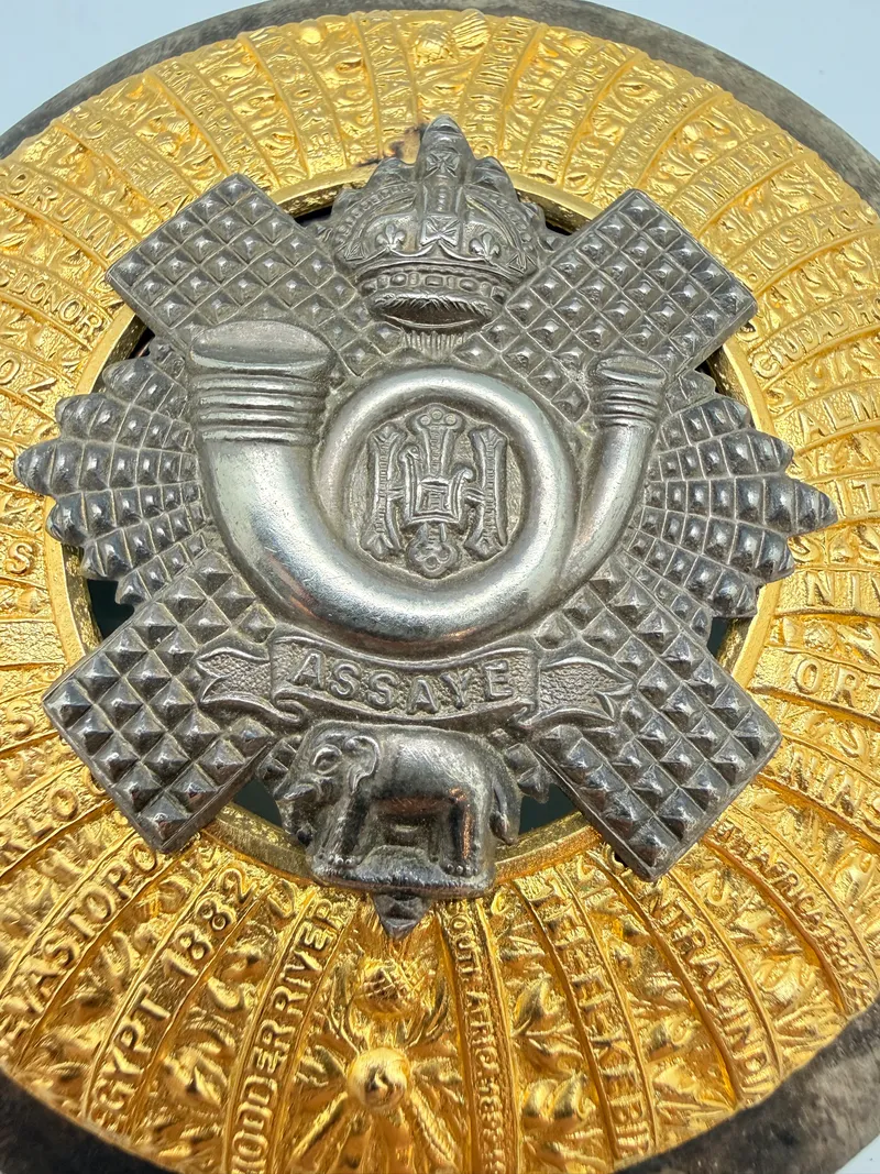 Stort Skotsk kiltholder badge WW1