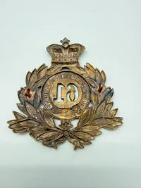 Stort Victoriansk mærke for Tropehjelm, originalt