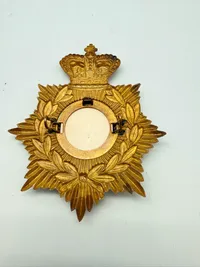 Stort Victoriansk mærke for Tropehjelm, originalt