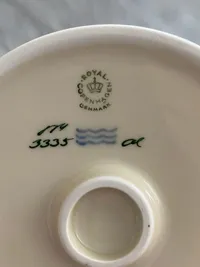Royal Copenhagen lysestager “hjertegræs”