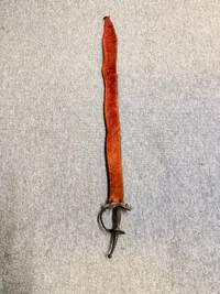 Indo Persian Zulfiqar Tegha sword, Originalt