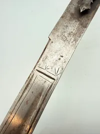 Antik Indisk militær Tulwar 17/18 tallet