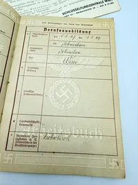 Tysk Arbejdsbog , original