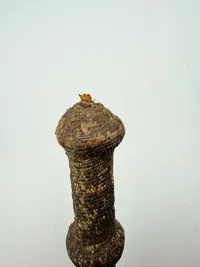 Afrikansk blankvåben med reptilskind