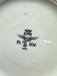 Tysk Luftwaffe tallerken, original