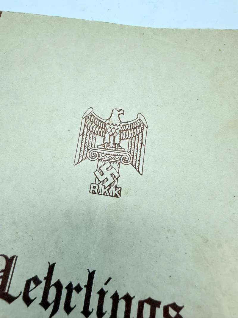 Tysk Svendebrev fra 1943, originalt