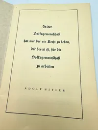 Tysk Svendebrev fra 1943, originalt