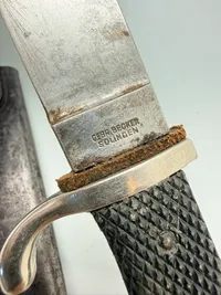 NS Student League Knife [Early-period] by Gebr. Becker Solingen sjælden original, mærket vipper som det skal