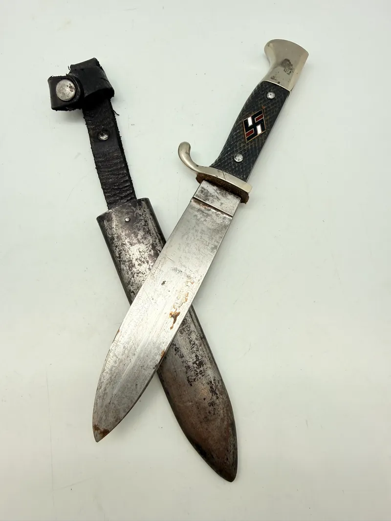 NS Student League Knife [Early-period] by Gebr. Becker Solingen sjælden original, mærket vipper som det skal