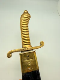 Tysk Saksisk model 1840 Faschinenmesser, original
