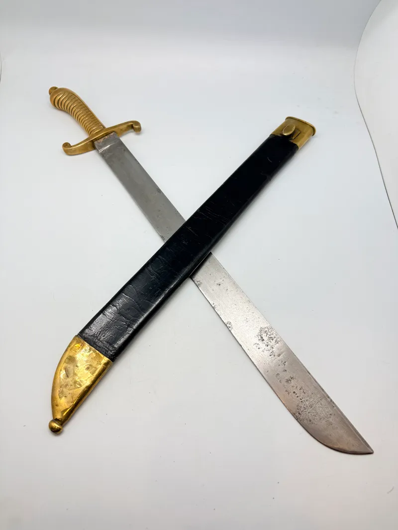 Tysk Saksisk model 1840 Faschinenmesser, original