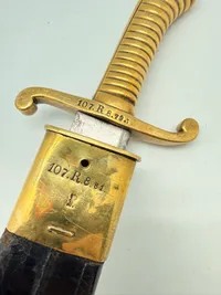 Tysk Saksisk model 1840 Faschinenmesser, original