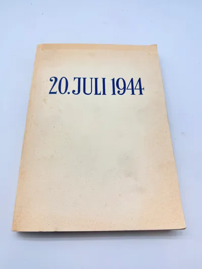 Bog om Attentatet på Hitler 20 Juli 1044