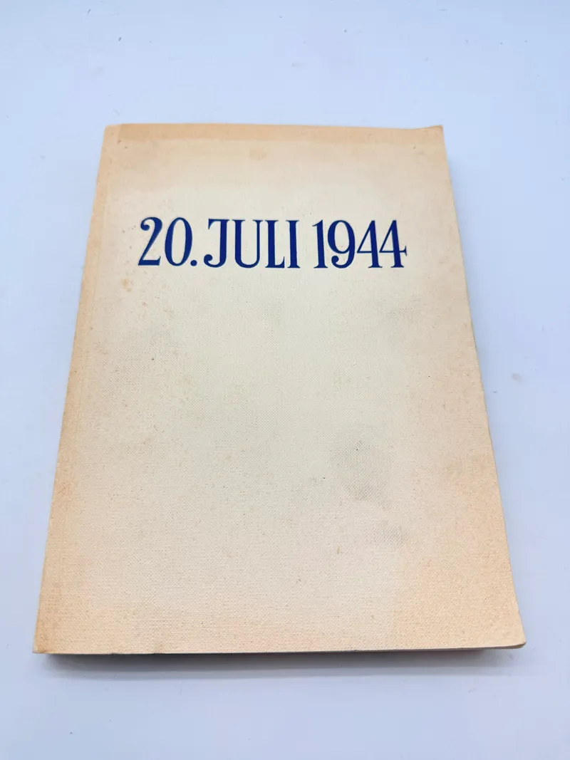 Bog om Attentatet på Hitler 20 Juli 1044