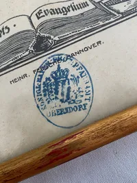 Originalt tysk konfirmations bevis fra 1916