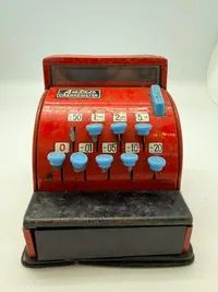 Retro legetøjs kasseapparat