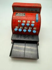 Retro legetøjs kasseapparat