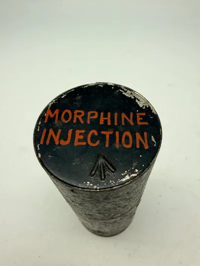 Sjælden Engelsk WW2 SOE nedkastet Morphine, original