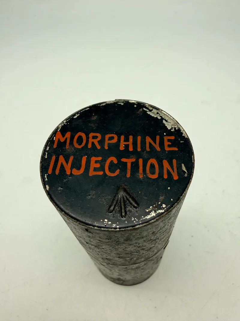 Sjælden Engelsk WW2 SOE nedkastet Morphine, original