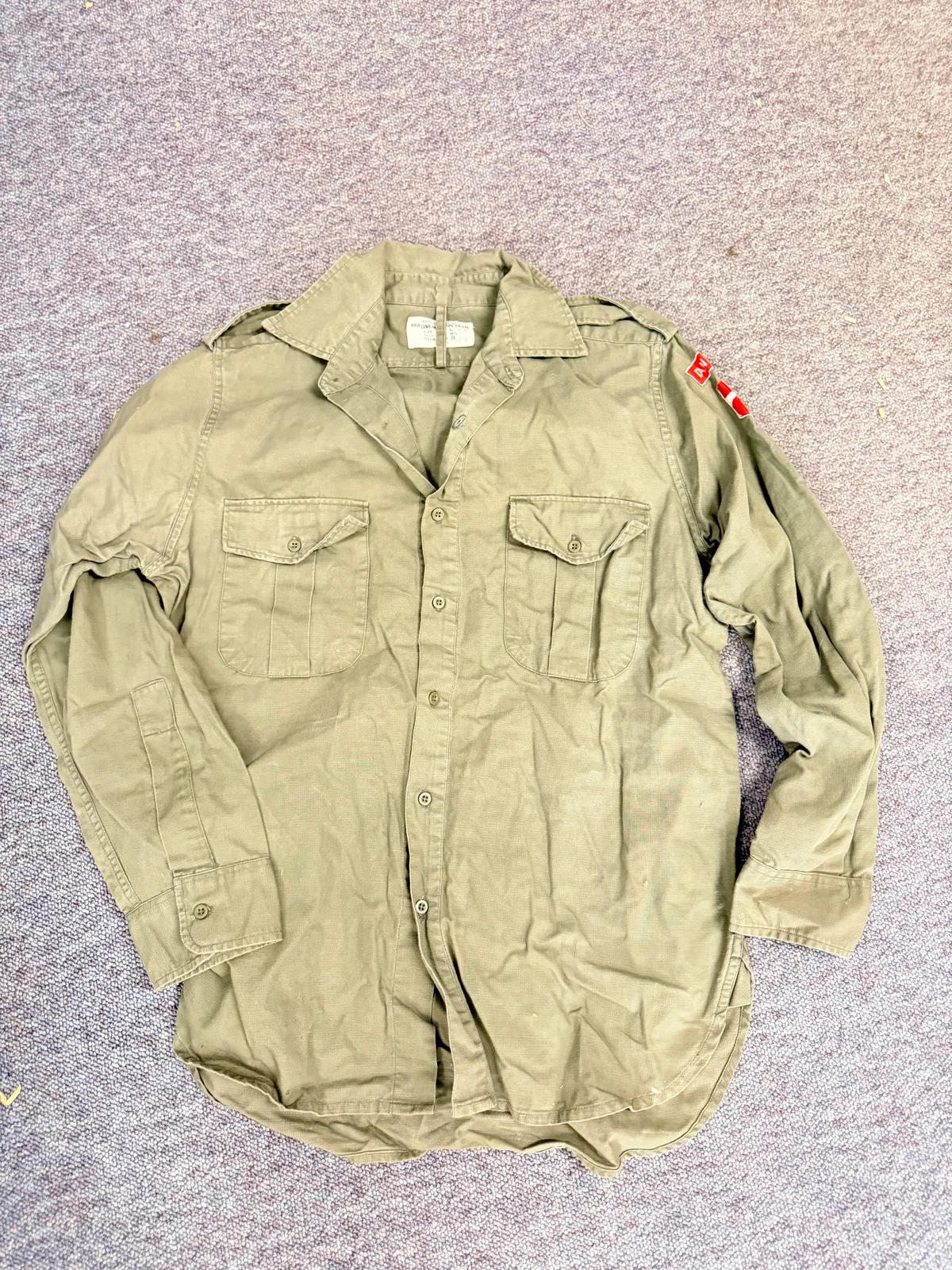 Dansk UN Cypern uniform fra 80 erne