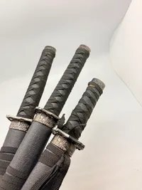 Daisho sæt Japanske dekrations blankvåben Katana, Wakizashi og Tanto  ( Ikke skarpe )