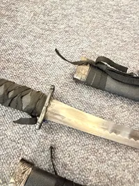 Daisho sæt Japanske dekrations blankvåben Katana, Wakizashi og Tanto  ( Ikke skarpe )