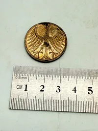 Tysk 5 mark sølv, 11 gram 0.625 lødighed