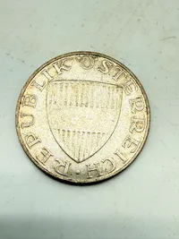 Østrig 10 schilling sølv, 7,5 gram 0.64 lødighed
