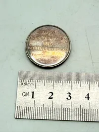 Tysk flidspræmie i sølv, 10,5 gram ukendt lødighed