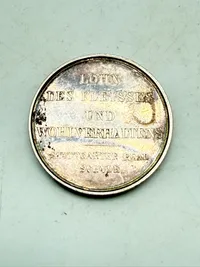 Tysk flidspræmie i sølv, 10,5 gram ukendt lødighed