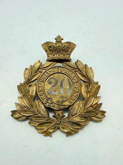 Stort Victoriansk mærke for Tropehjelm, originalt